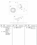PistonRingsConnecting Rod Diagram and Parts List for 245432-0083-01  Briggs and Stratton Engine